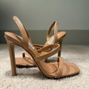 Steve Madden Tan Strappy Heels